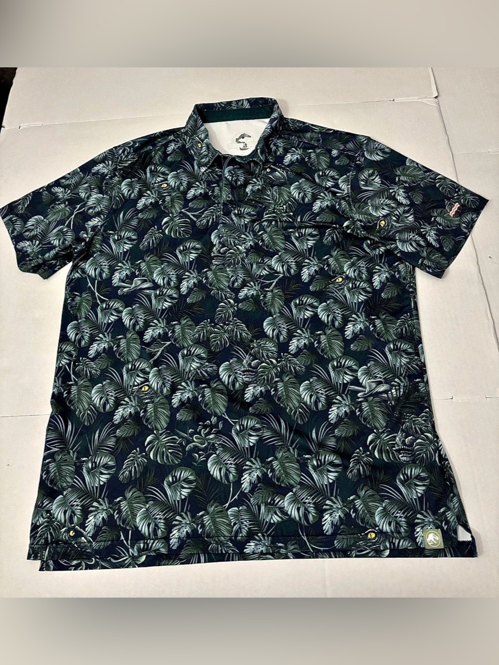 RSVLTS Jurassic Park Clever Girl Breakfast Balls Polo Men’s XL